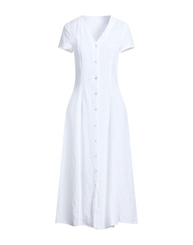 Woman Maxi dress White Size 4 Linen
