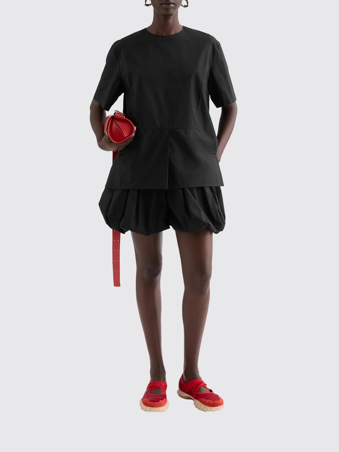 Top Woman color Black