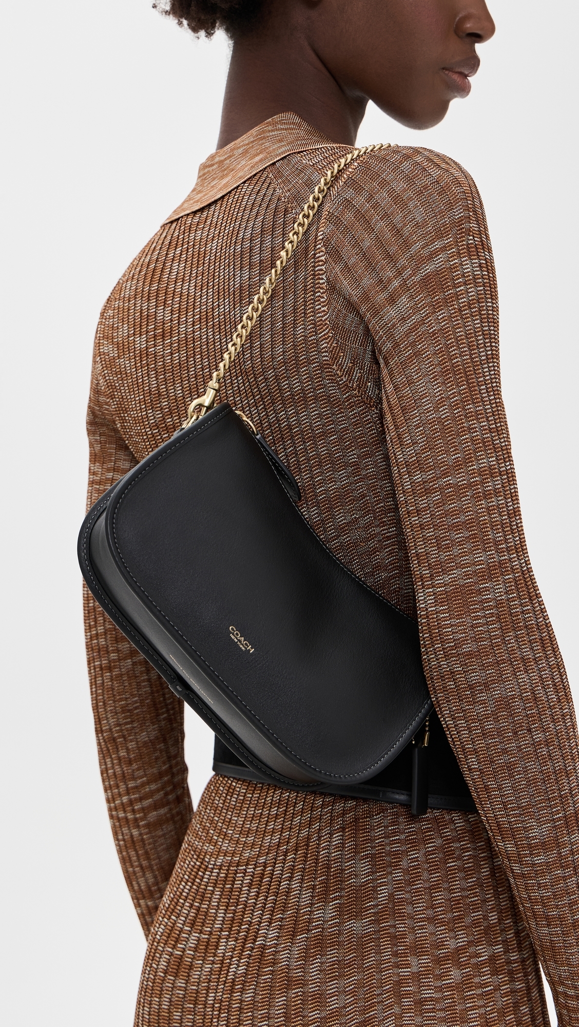 Natural Grain Leather Waverly Bag B4/BLACK One Size