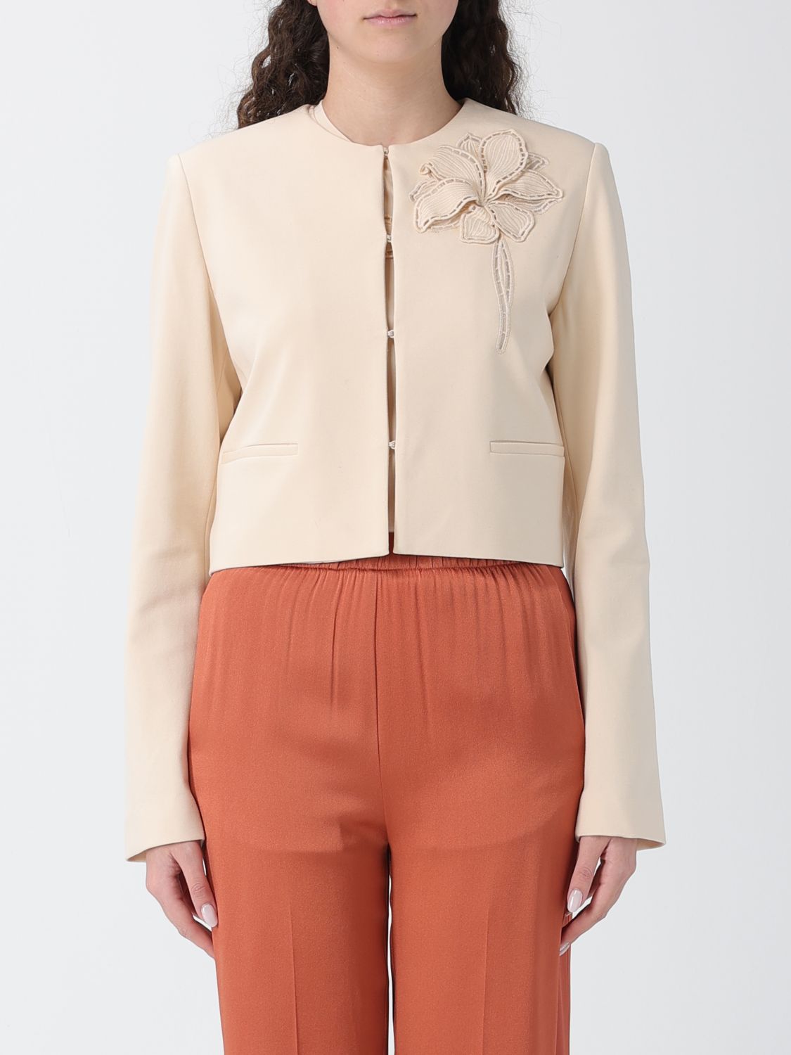 Blazer Woman color White