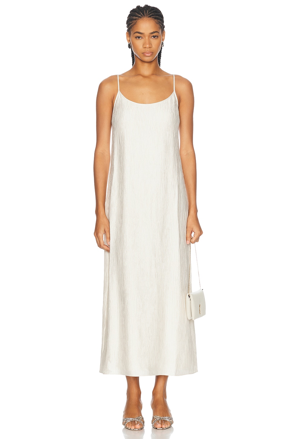 Jenni Kayne Fete Slip Dress in Ice - Cream.  S also in