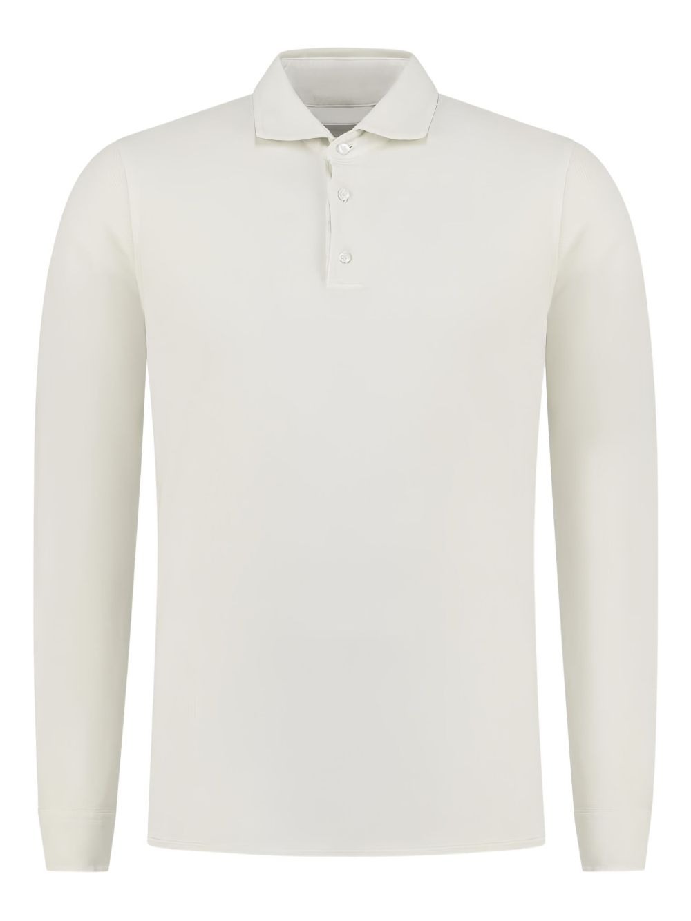 Doriani Cashmere long-sleeve polo shirt - Neutrals