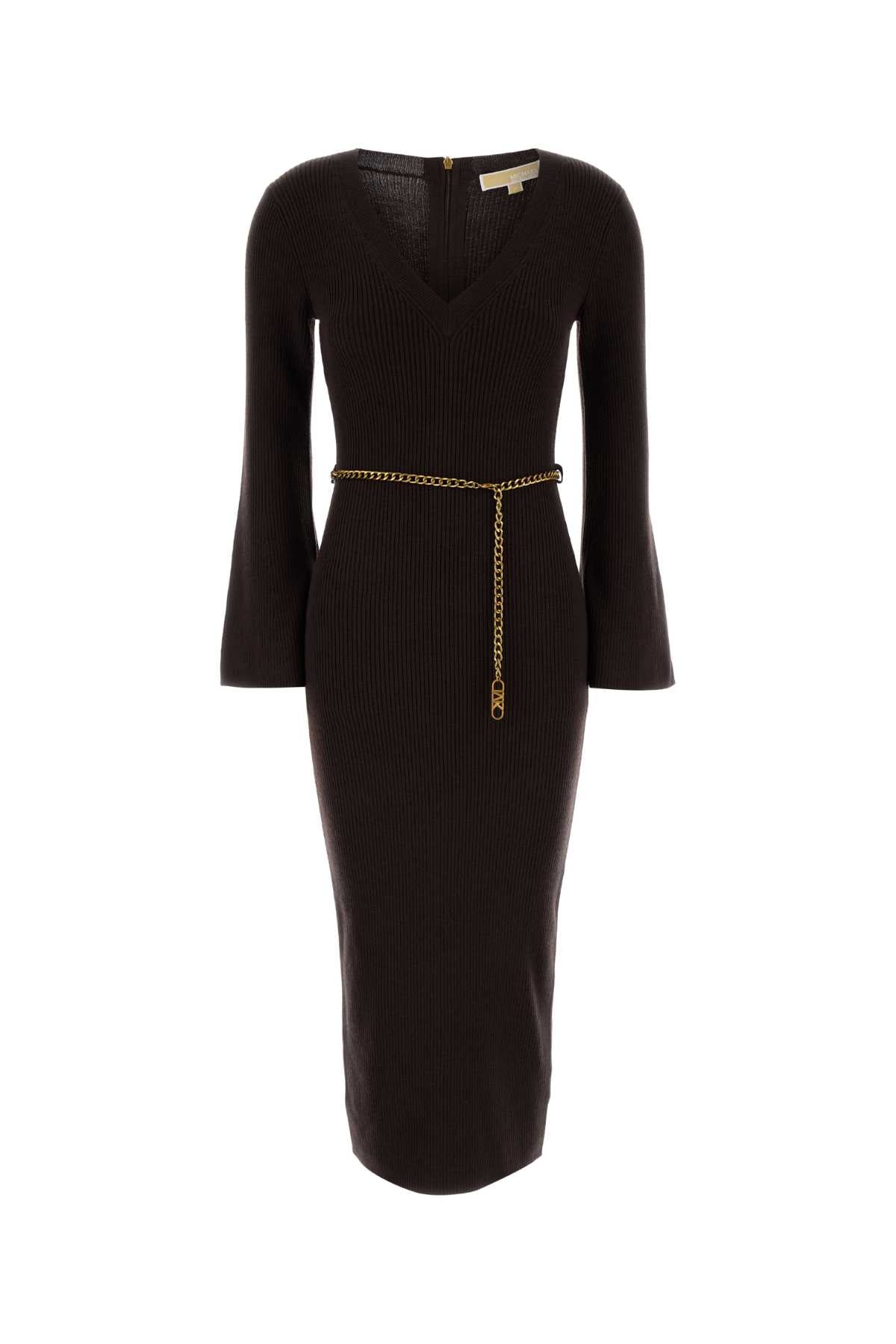 Bell Dress — Brown