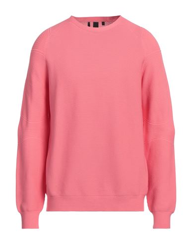 Alphatauri Man Sweater Salmon pink Size L Polyamide