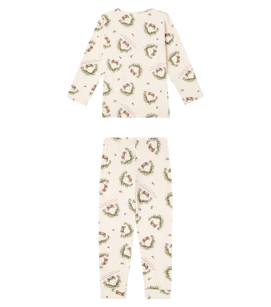 Konges Sløjd Printed cotton-blend jersey pajamas