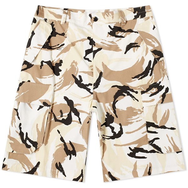 Camouflage cargo Bermuda shorts