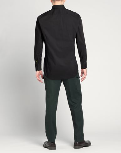 Man Shirt Black Size 16 ½ Cotton, Polyamide, Elastane