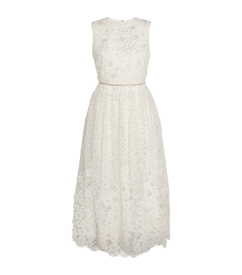 Embellished Midi Dress