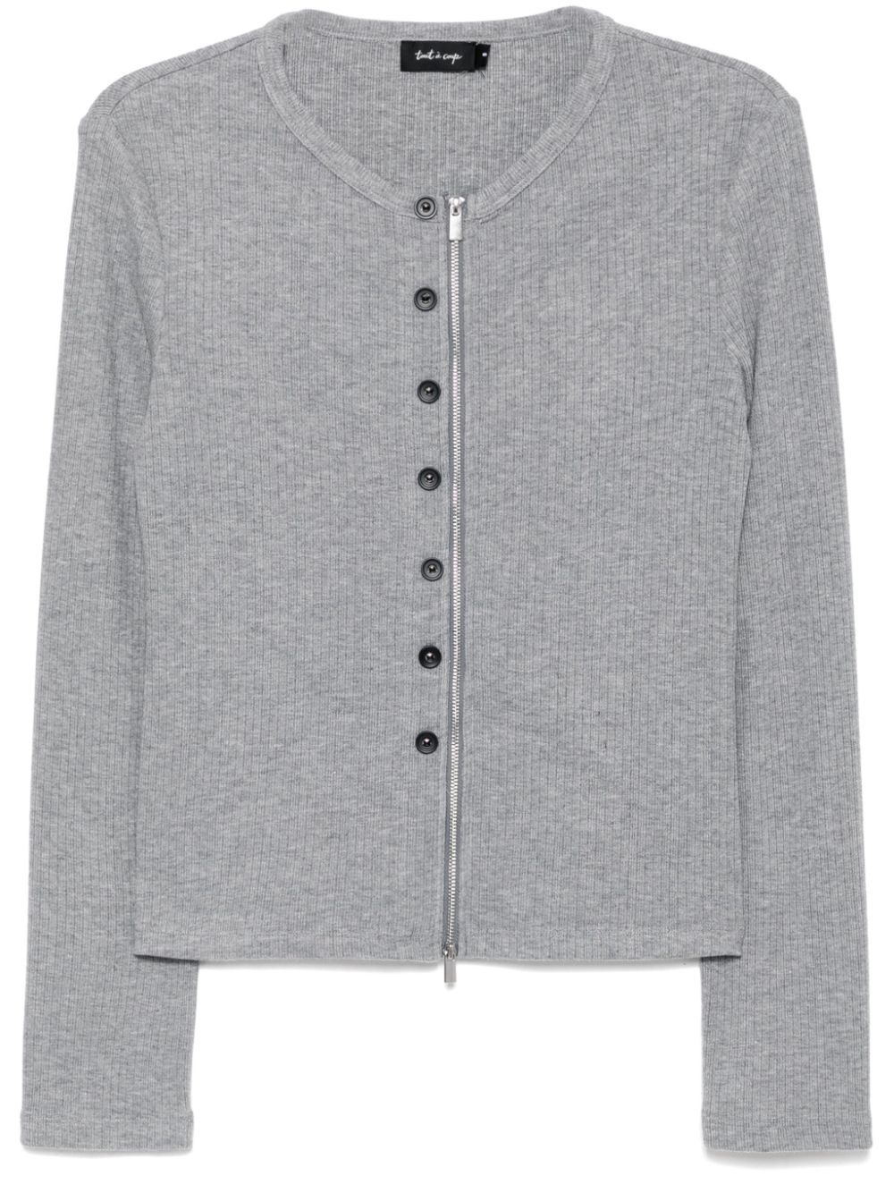 Zip-up top - Grey