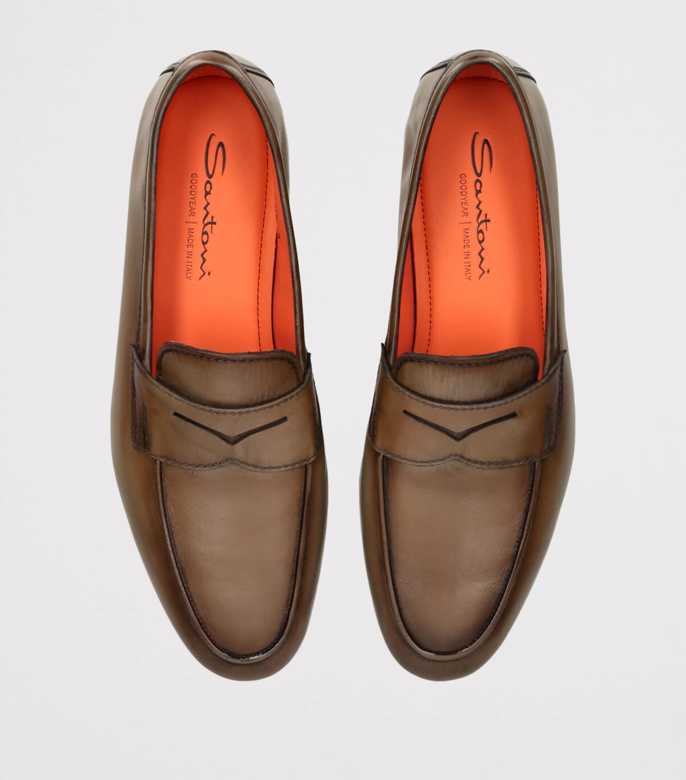 Leather Carlos Penny Loafers