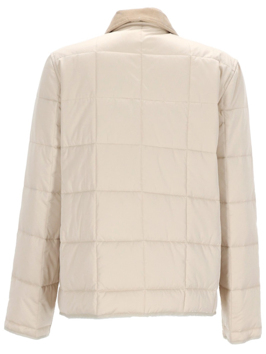Fay - field jacket collared neck quilted front pocket