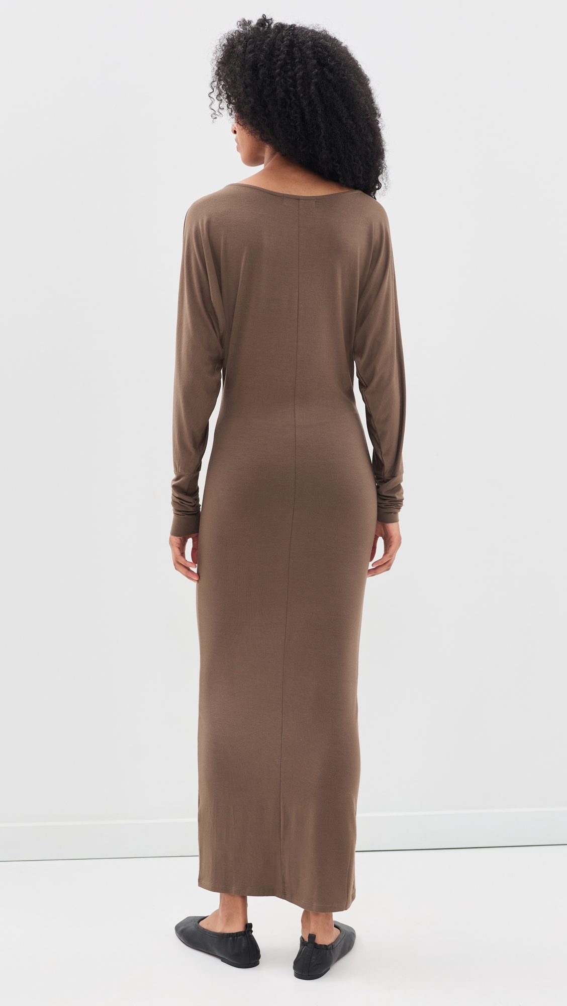 Aspen Midi Dress Mushroom
