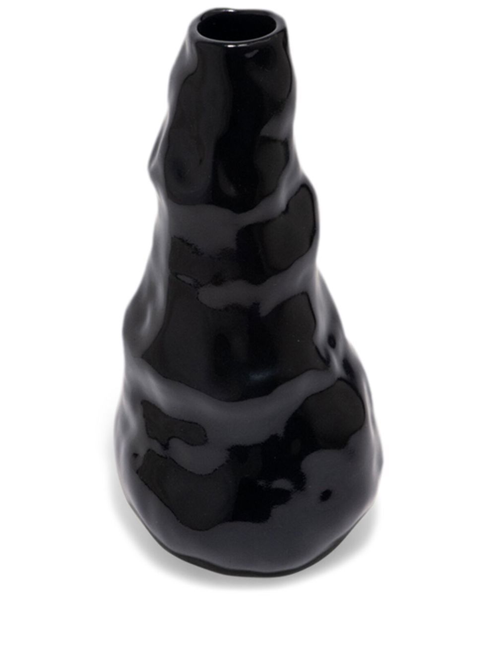 'Unearthed' vase, tall - Black