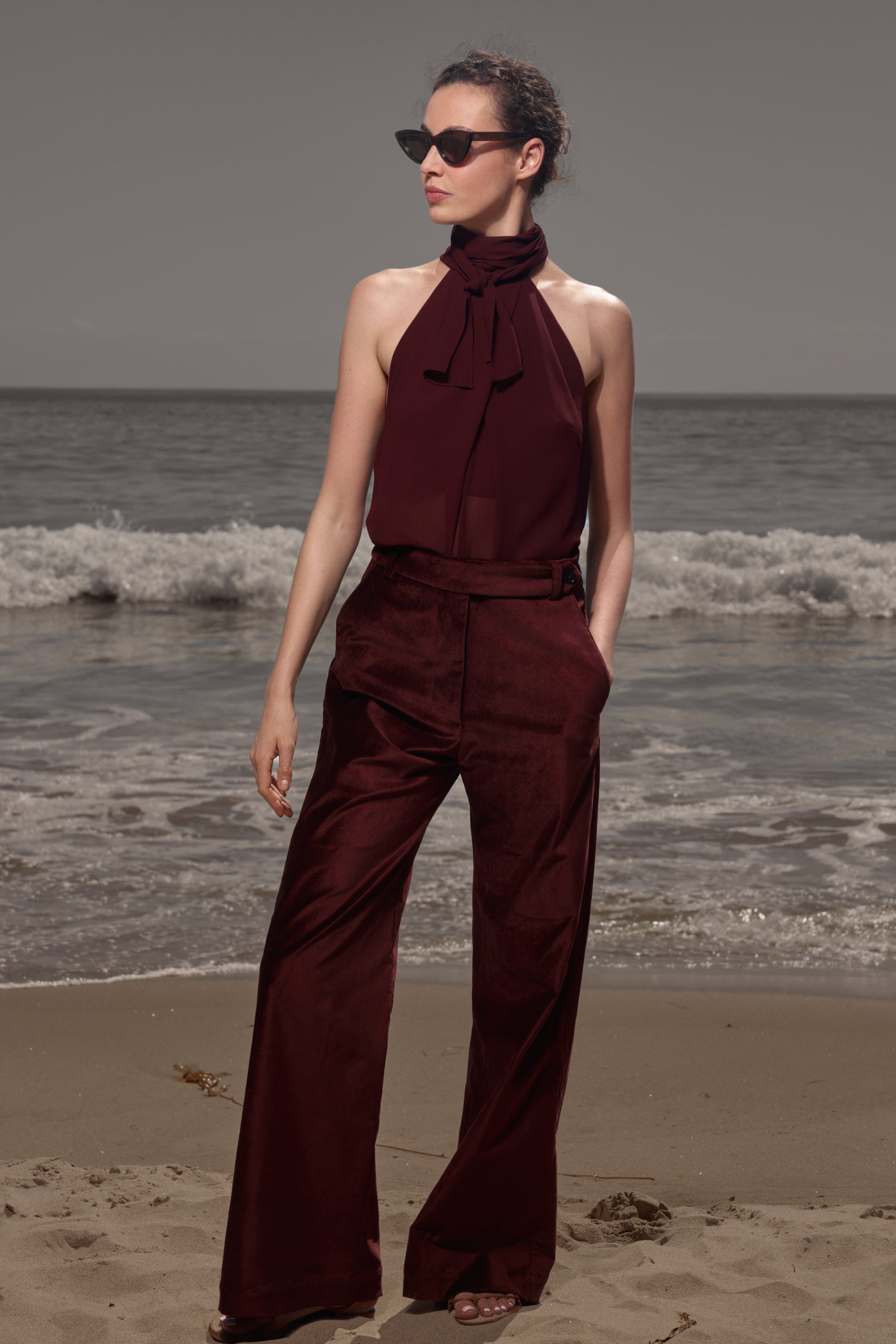 Nysa Top - Burgundy