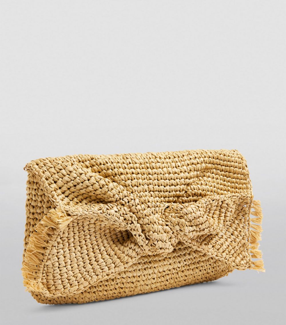 Raffia Bow Clutch