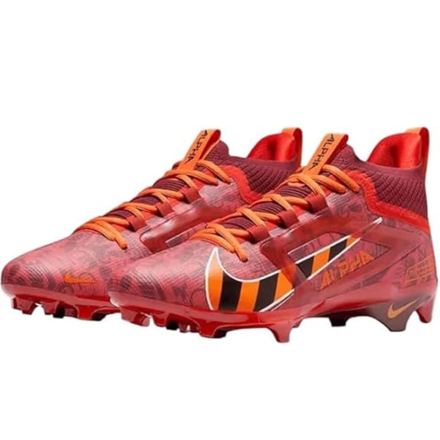 Men's Alpha Menace 4 Elite NRG FQ4046-600 Red Black Football Cleats GBNC1518