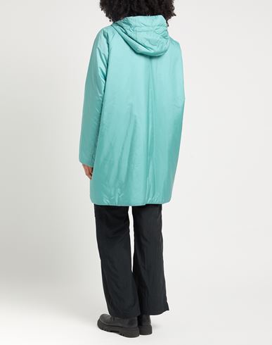 Woman Coat Turquoise Size L Polyamide