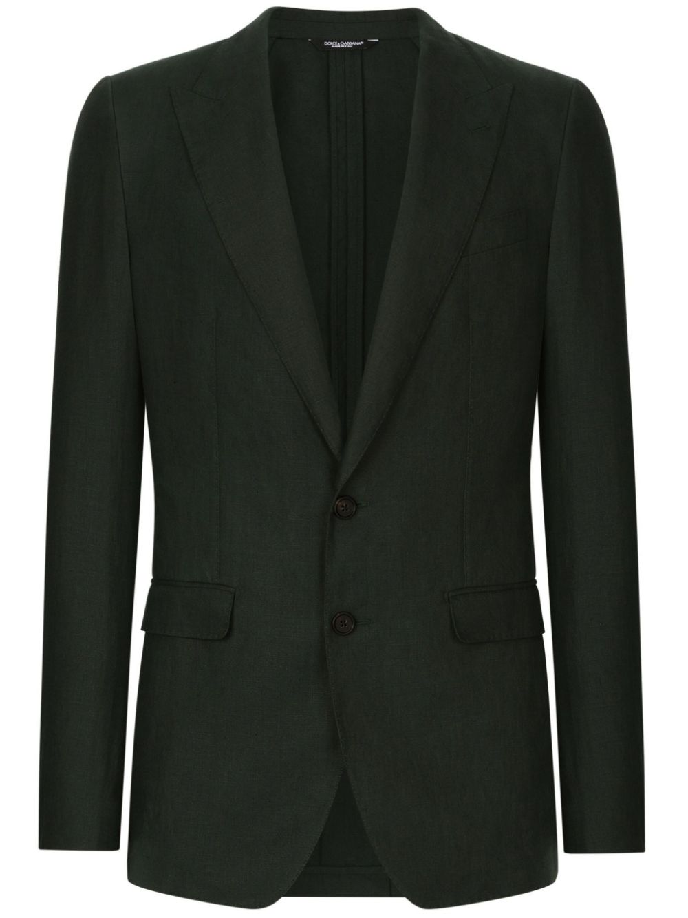 Taormina single-breasted blazer - Green