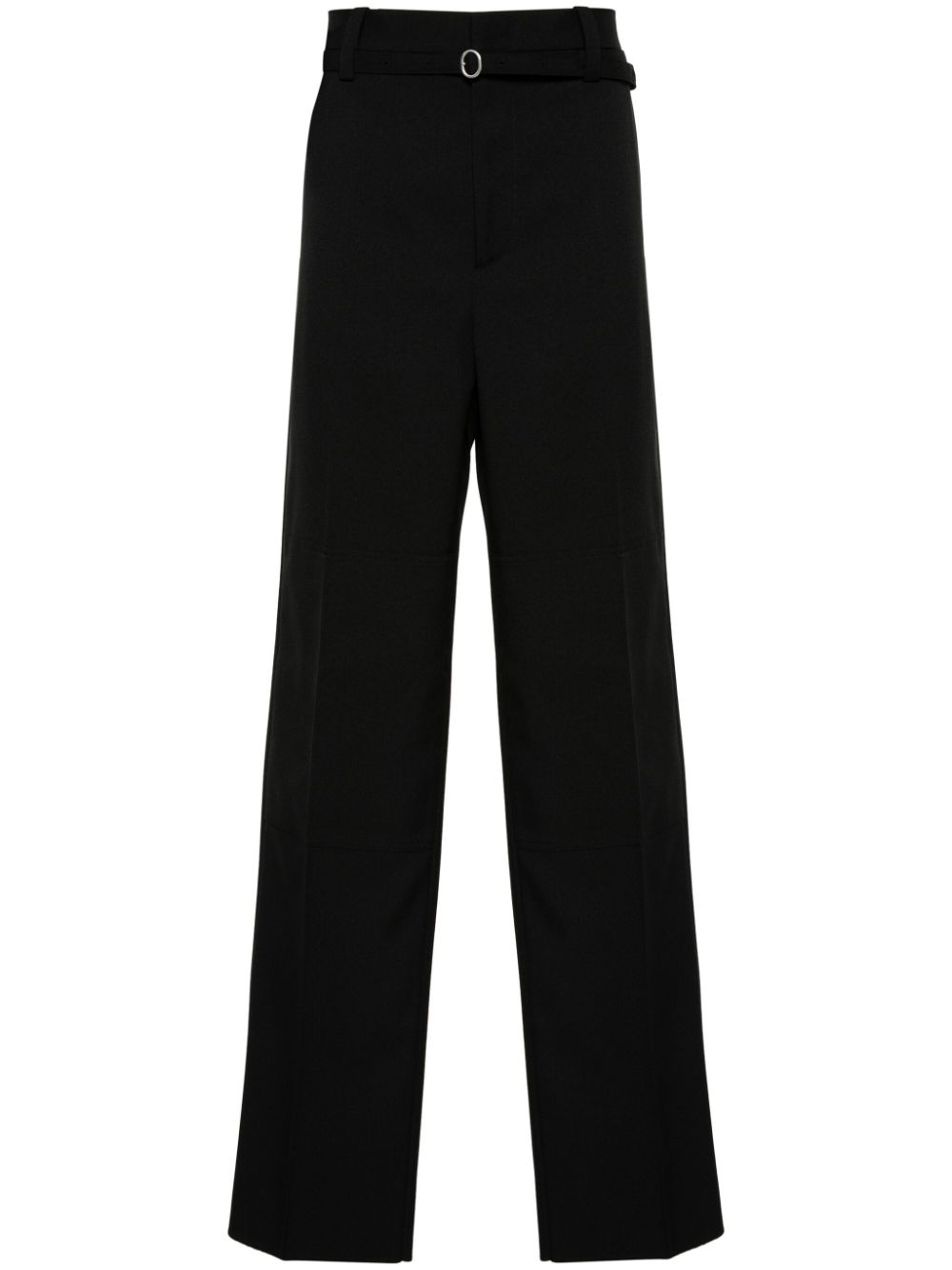 Belted tailored trousers - Black
