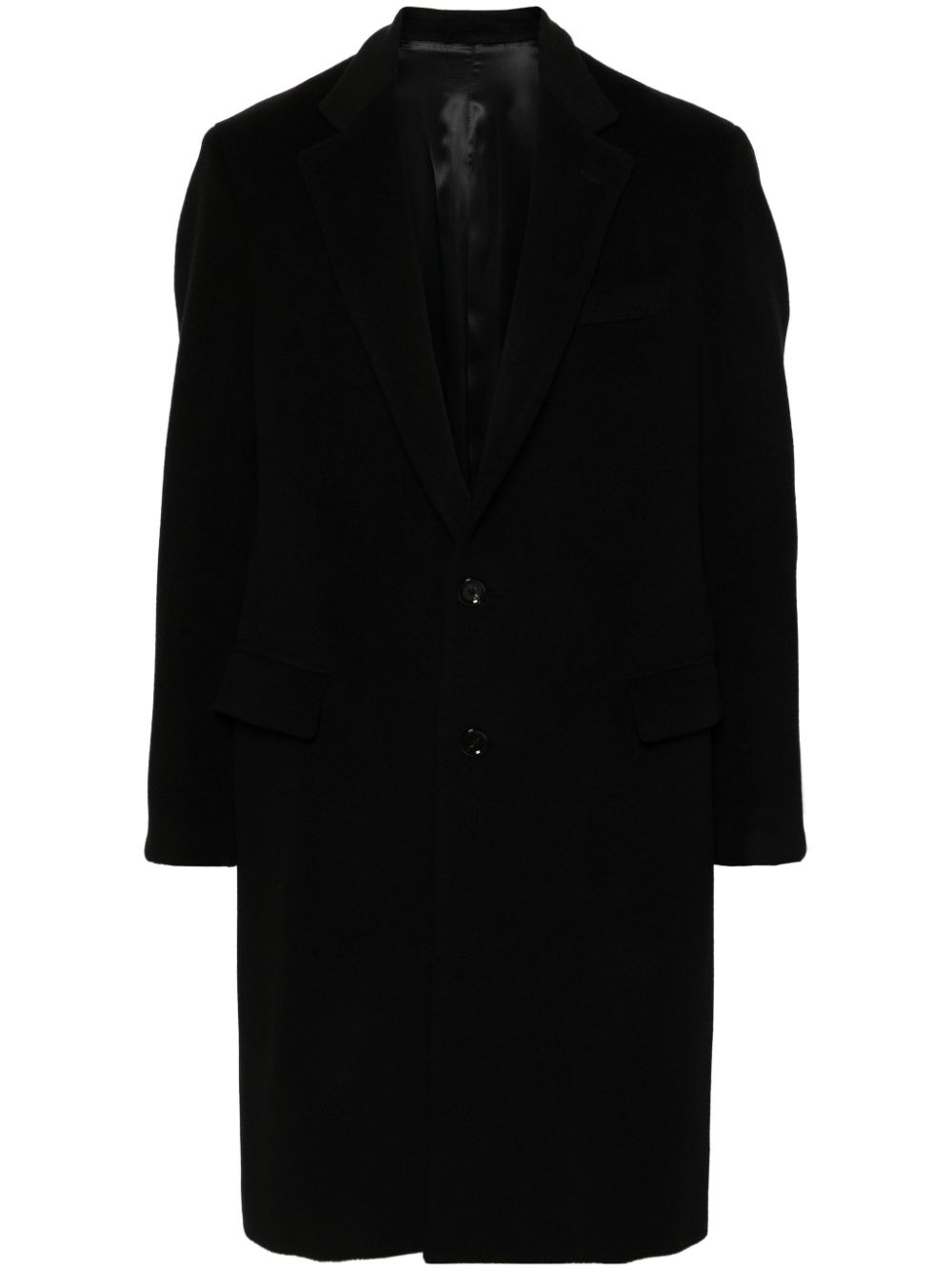 Virgin wool coat - Black