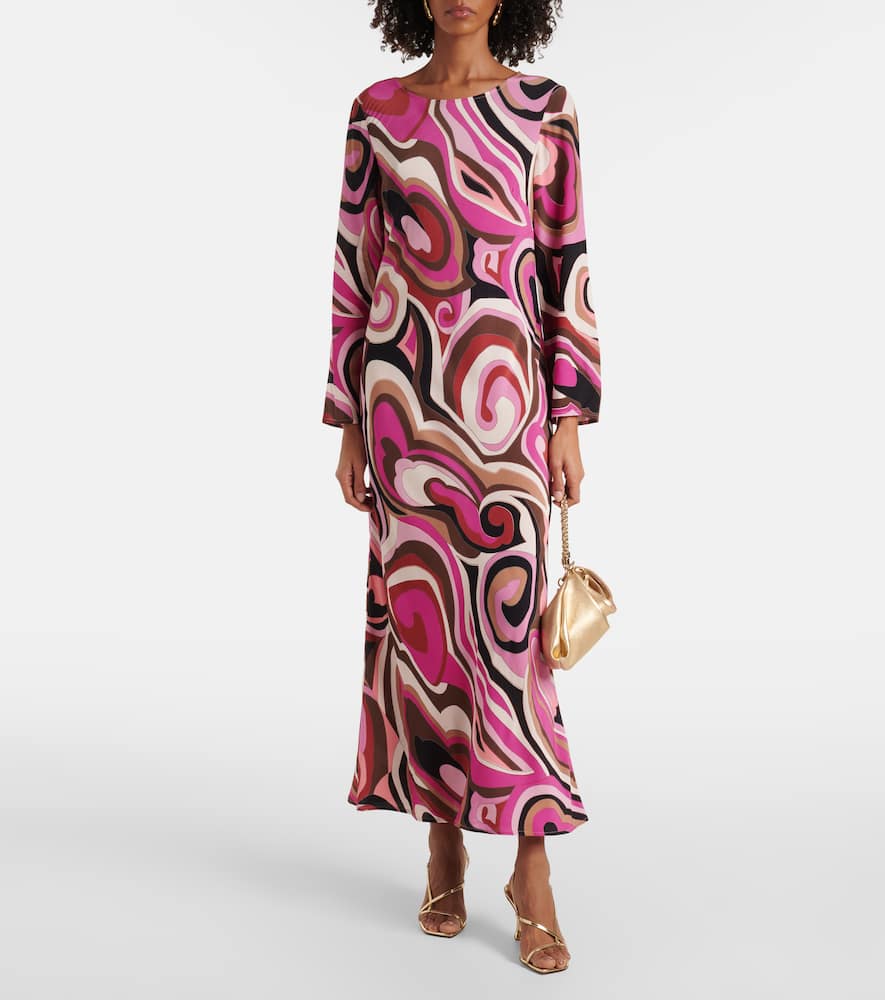 Alondra printed maxi dress