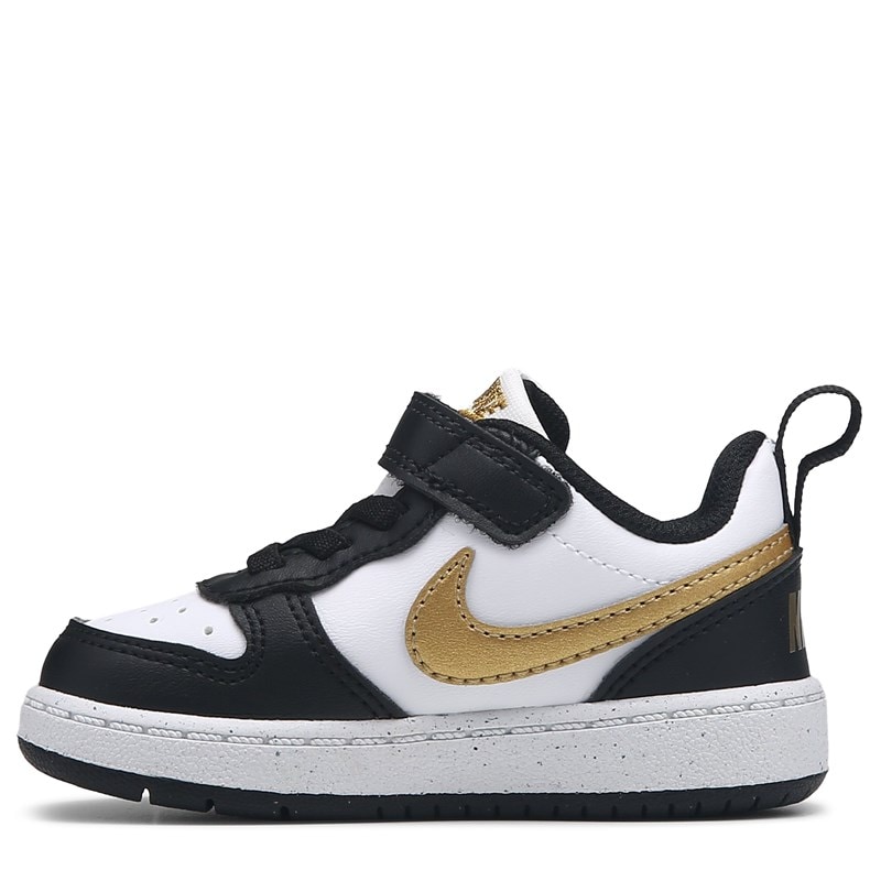 Kids' Court Borough 2 Low Top Sneaker Baby/Toddler Shoes (Black/Gold)