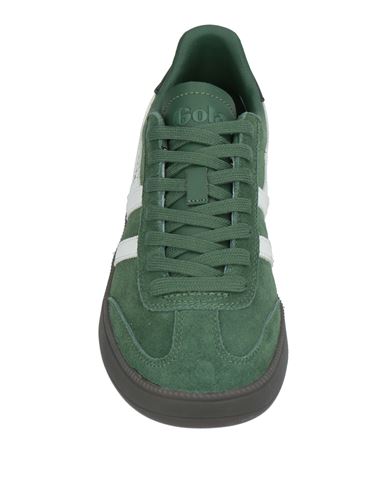 Gola Woman Sneakers Green Size 10 Leather, Textile fibers
