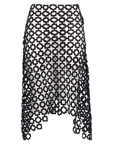 Niccolò Pasqualetti Woman Midi skirt Black Size XS Cotton