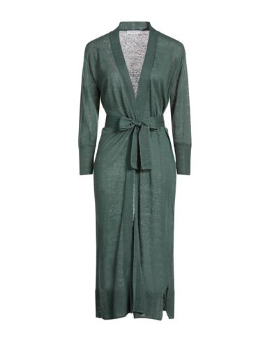 Woman Cardigan Emerald green Size 1 Linen