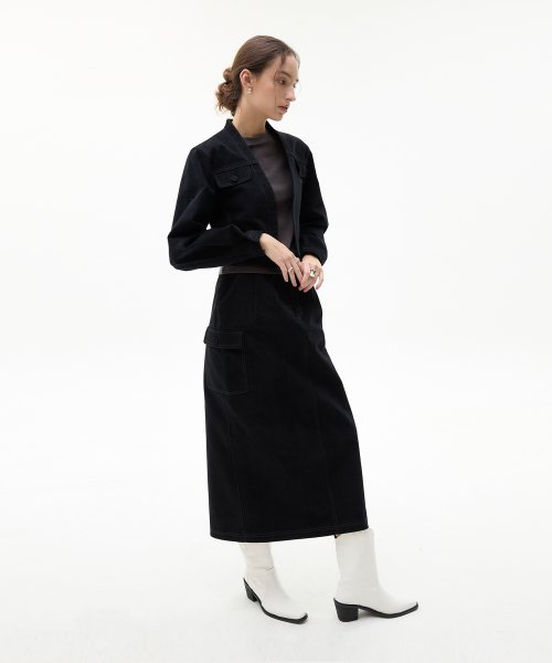 LK PINTUCK COTTON SKIRT