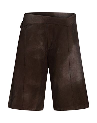 Rus/fr. ca/de Woman Shorts & Bermuda Shorts Dark brown Size 30 Organic cotton