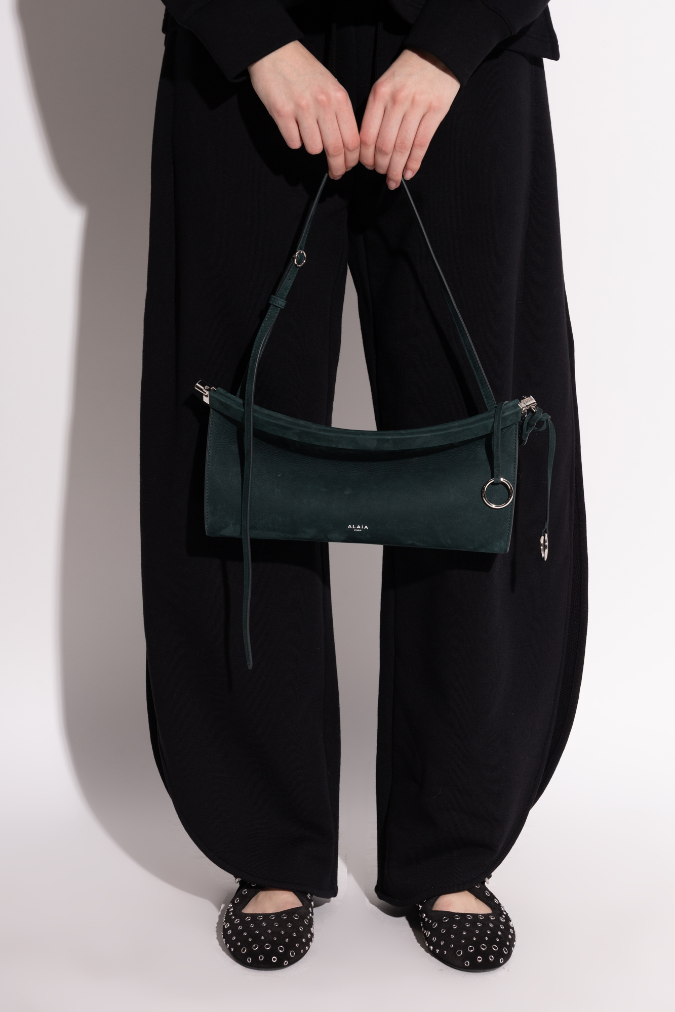 Shoulder Bag "Le Click East West Medium", Women's, Green