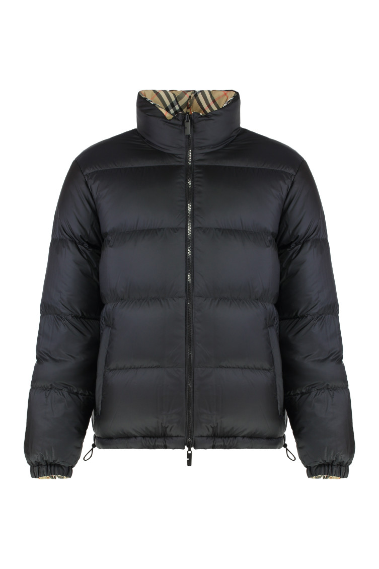 Beige Check Reversible Jacket