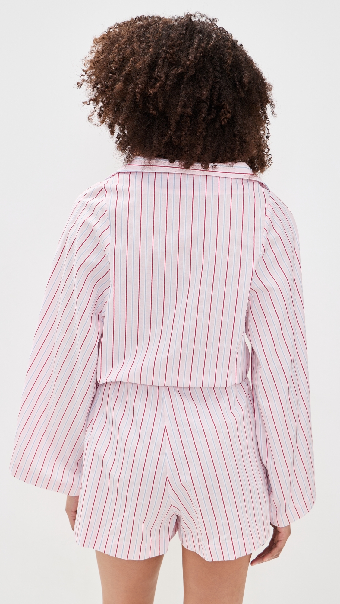 Aksel Romper Fiori Stripe Palazzo
