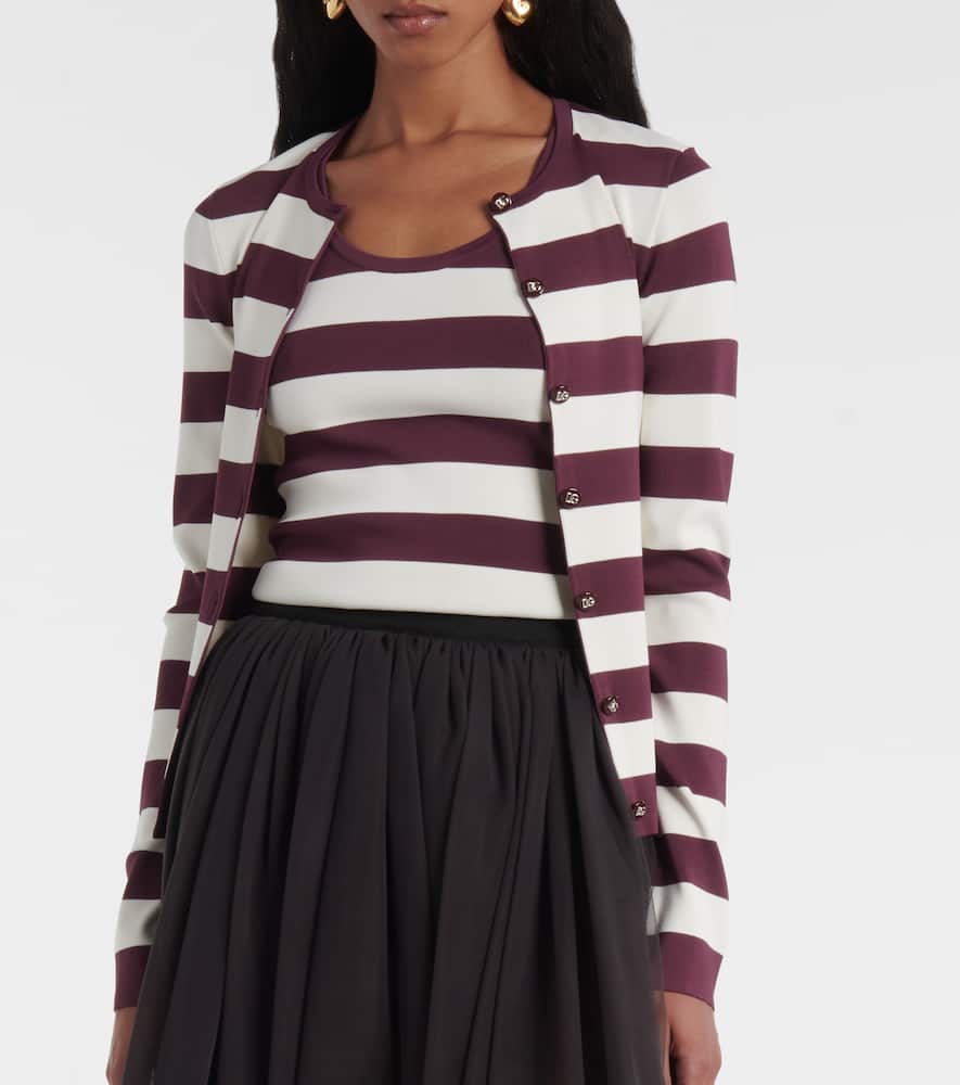 Striped cardigan