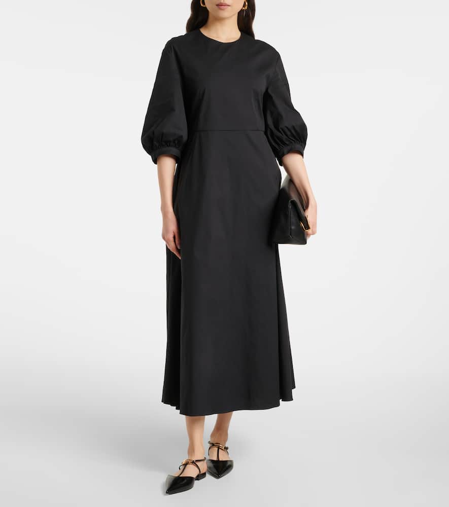 Clea cotton-blend poplin maxi dress