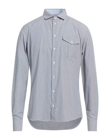Gazzarrini Man Shirt Blue Size XXL Cotton