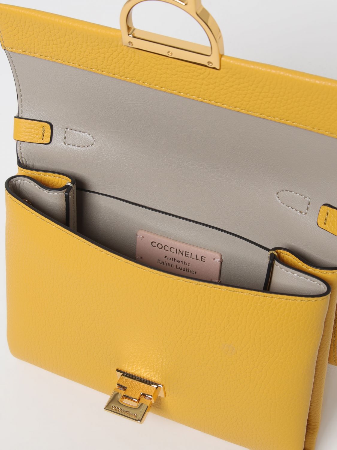 Mini Bag COCCINELLE Woman color Yellow