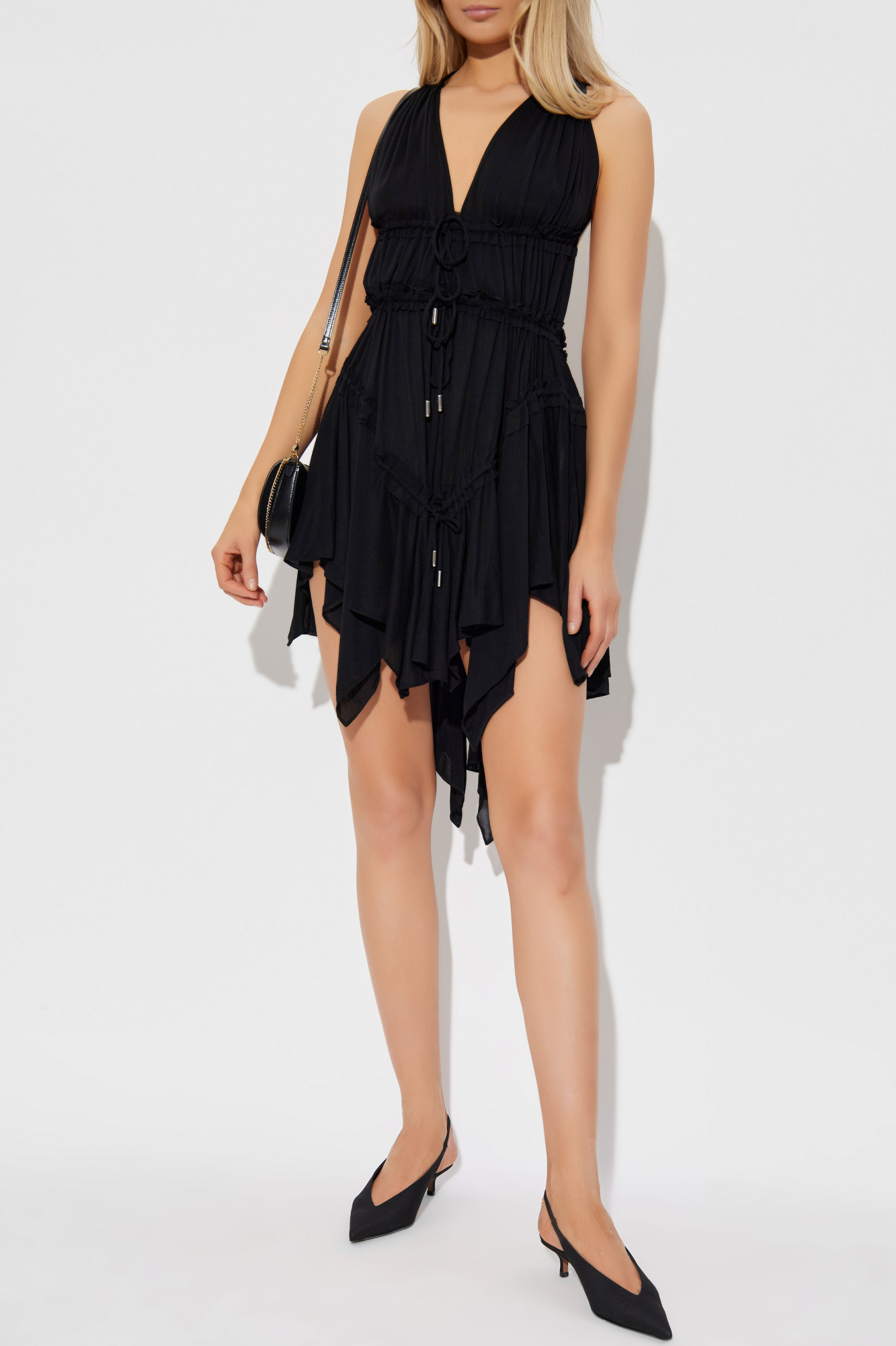 Dress With Open Back, Women's, Black