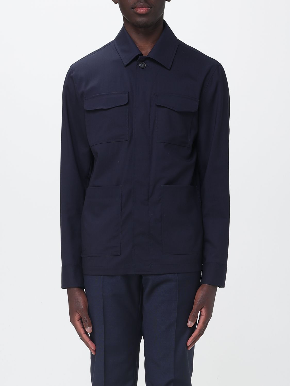 Shirt Men color Blue