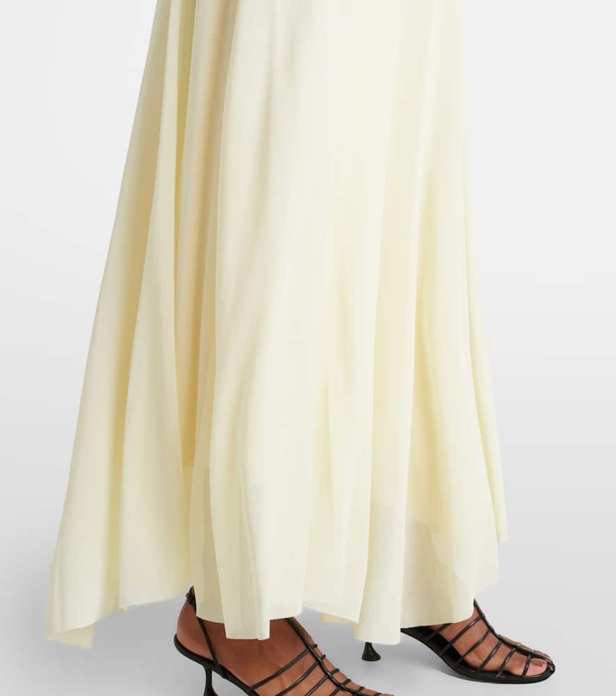 Tamara draped crêpe jersey maxi dress