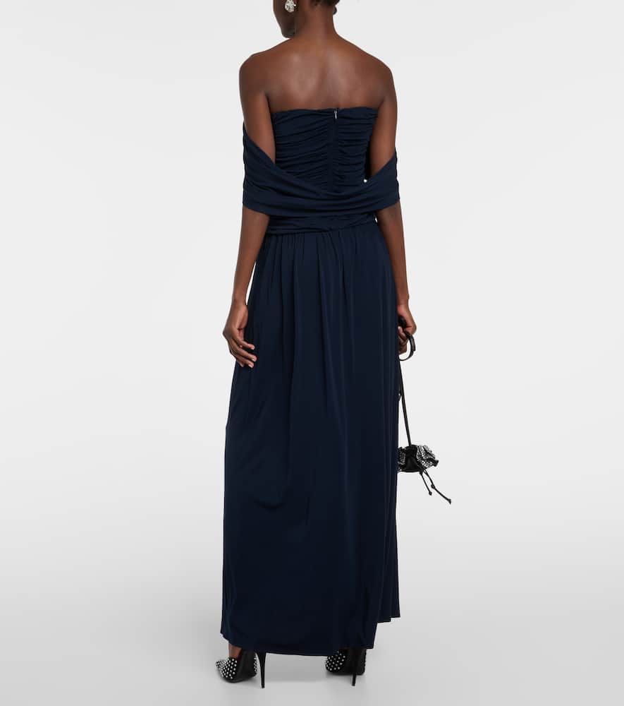Off-shoulder midi dress