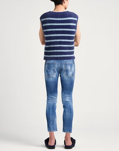 Man Jeans Blue Size 30 Cotton, Elastane