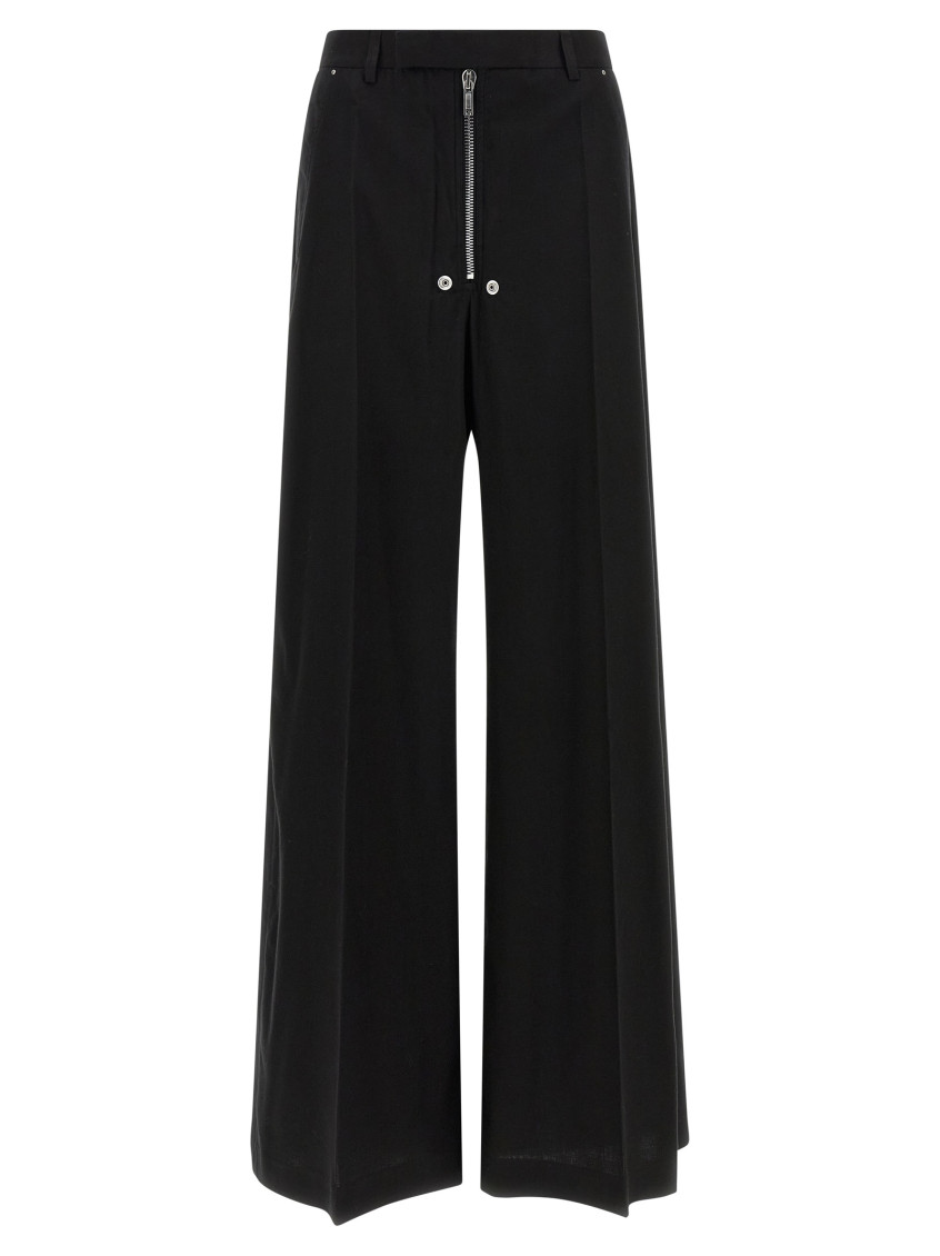 Black Tailored Wide Belas pants