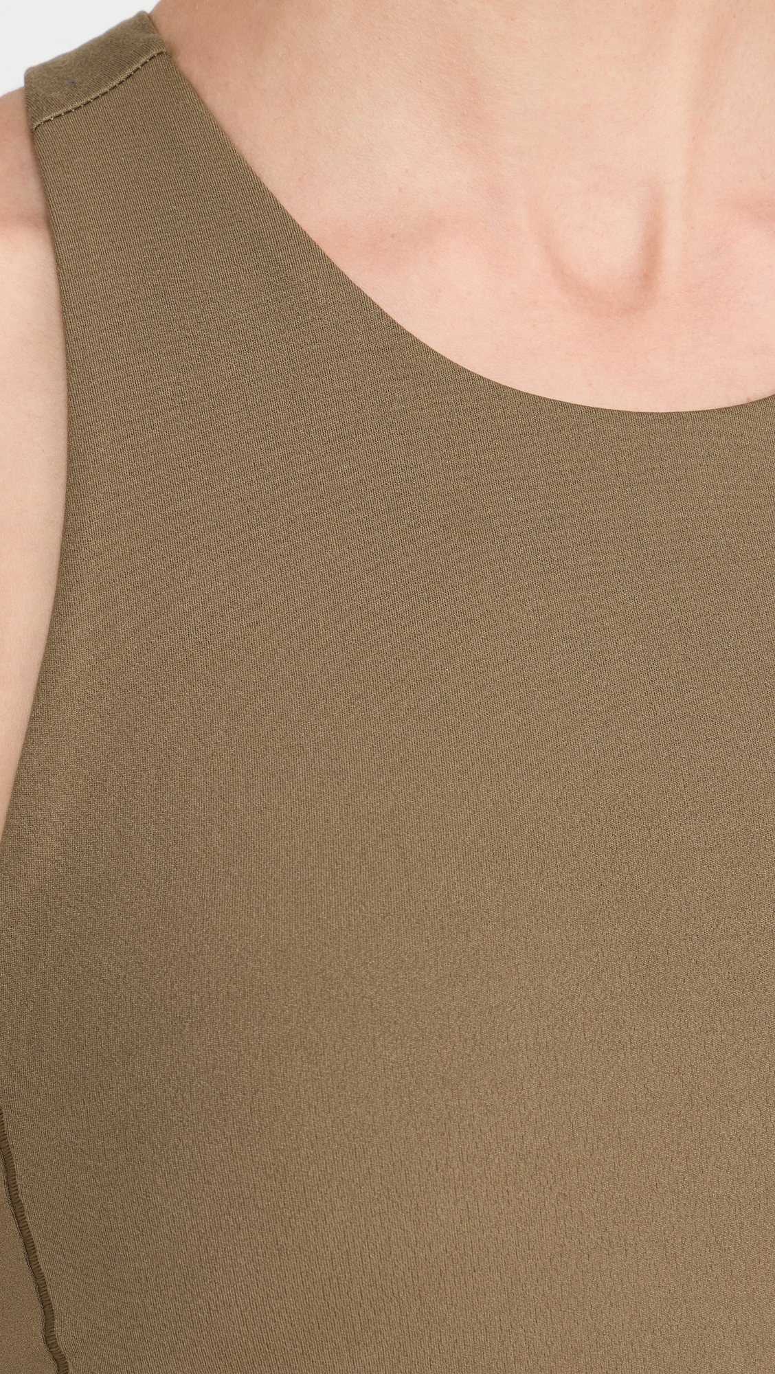 Revive Longline Bra Brown Leaf