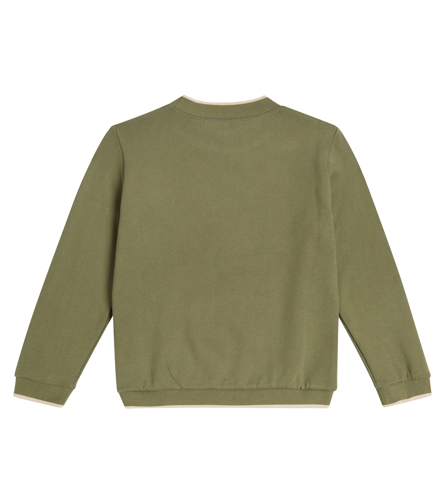 Printed cotton jersey sweatshirt