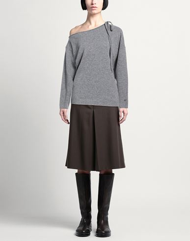 Woman Sweater Grey Size L Virgin Wool