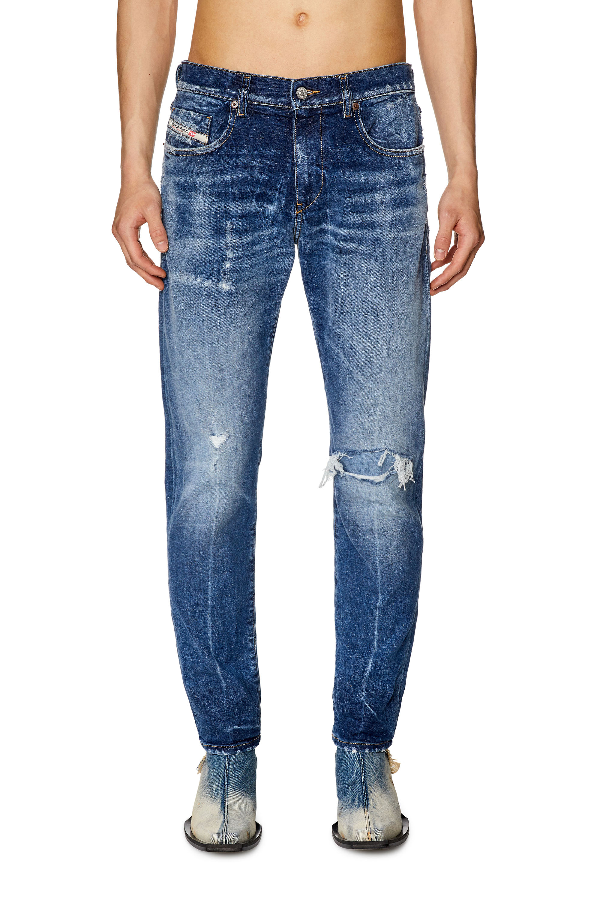 2019 D-Strukt straight-leg jeans - Blue