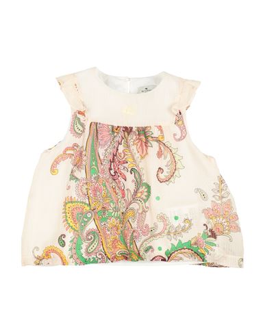 Kid Girl Top Cream Size 12 Cotton, Silk, Viscose