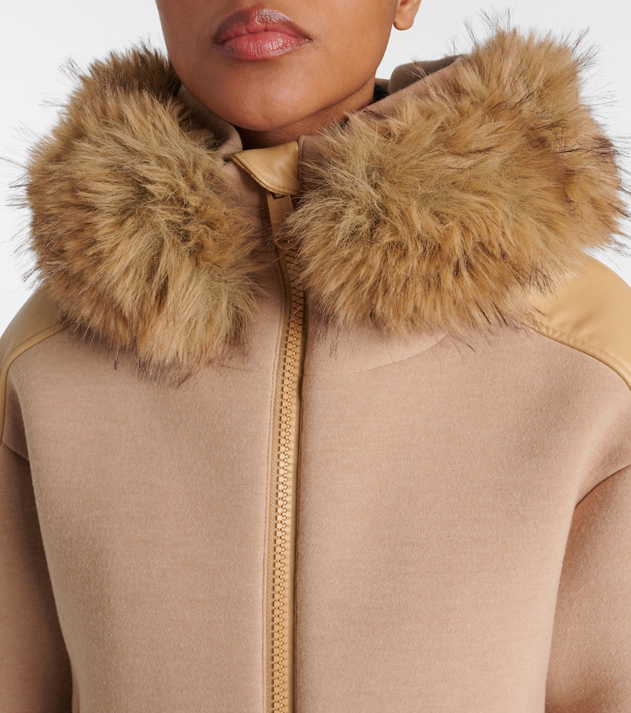 Ember faux fur-trimmed coat